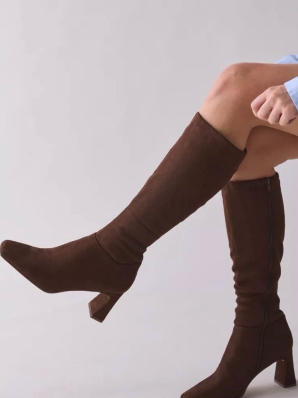 Steve Madden Hunny Knee High Boots in Brown NIB Sz 9.5